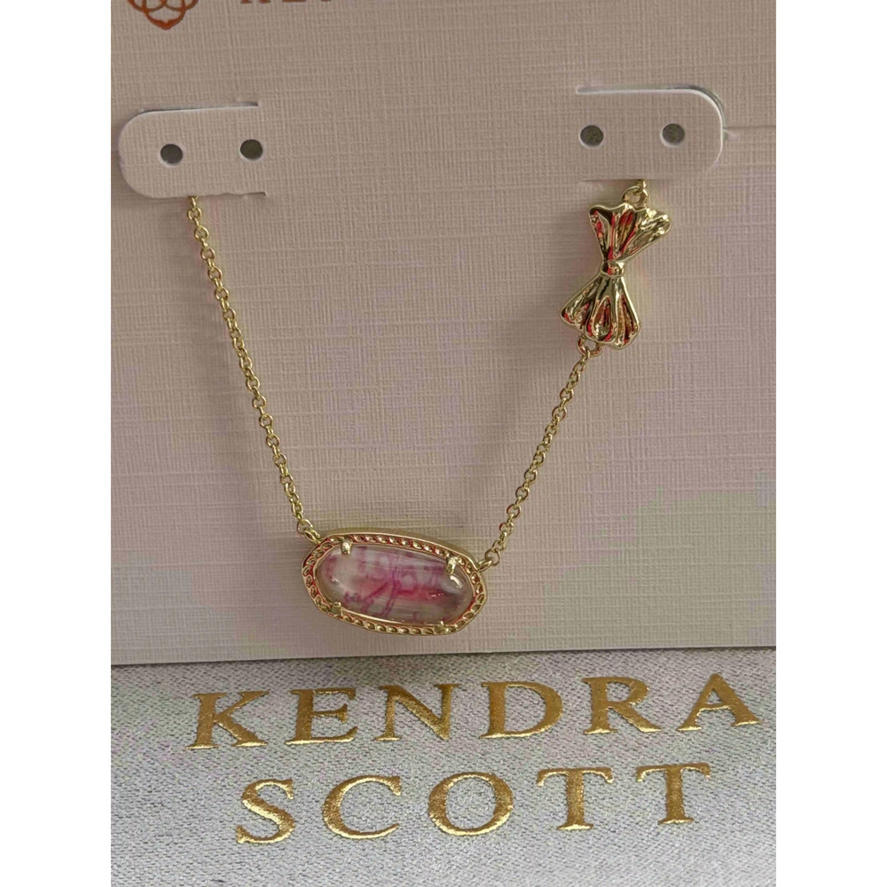 Kendra Scott Pink Pendant Necklace